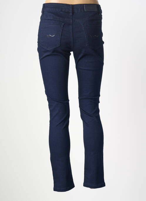 Blugi cu croială slim albastru KY CREATION femeie