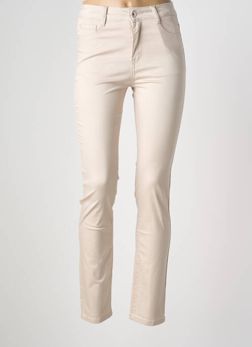 Blugi skinny bej KY CREATION femeie