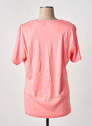 Tricou elasticitate mâneci scurte roz M.X.O femeie