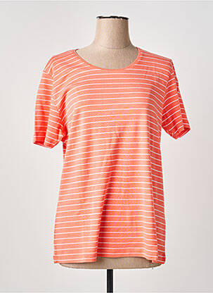 Tricou elasticitate mâneci scurte portocalie ENDLESS SUMMER femeie
