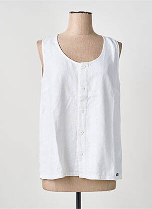 Top alb BATELA femeie