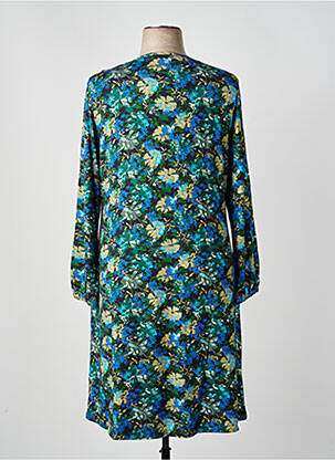 Rochie midi imprimeu floral mâneci lungi verde AGATHE & LOUISE femeie