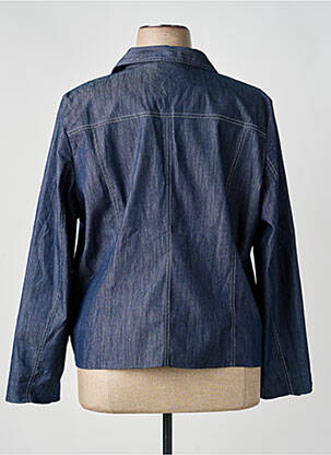 Jachete casual guler tip costum albastru GEVANA femeie