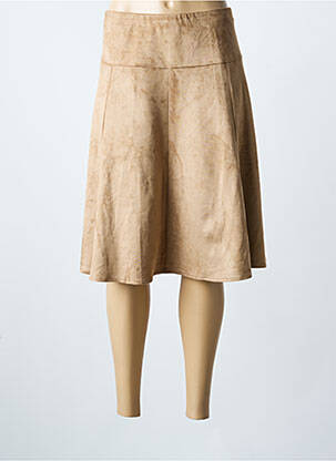 Fustă midi bej MERI & ESCA femeie