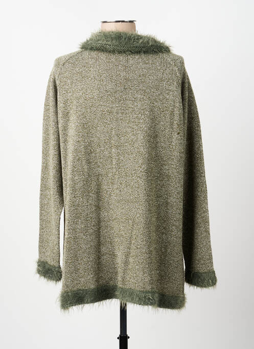 Vestă cu mâneci lungi verde OMC femeie