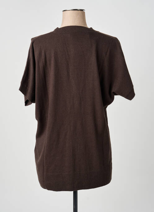 Vestă cu mâneci scurte maro OLSEN femeie