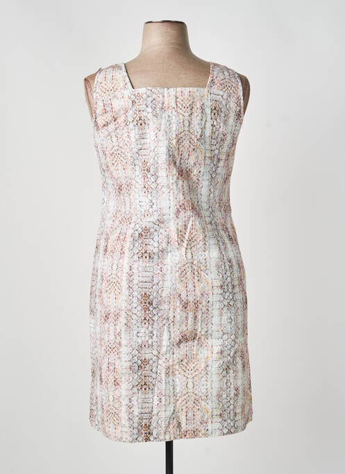 Rochie midi bej PAZ TORRAS femeie