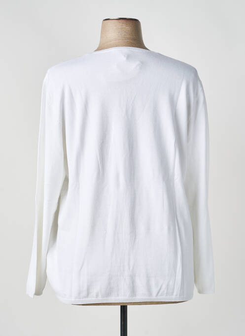 Vestă cu mâneci lungi alb M.X.O femeie