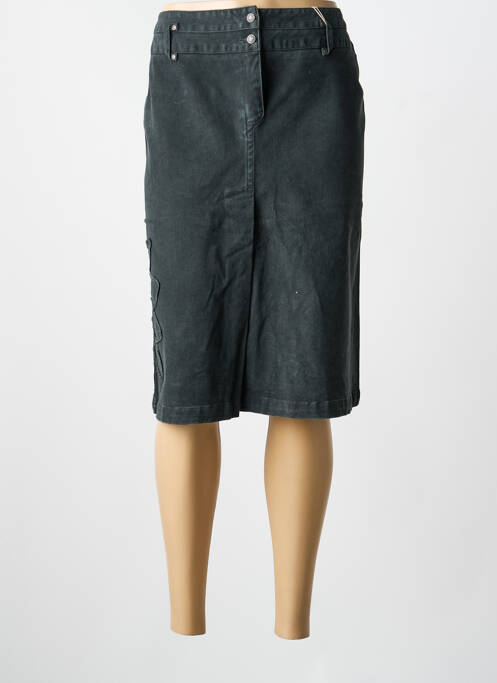 Fustă midi gri FLEUR DE SEL femeie