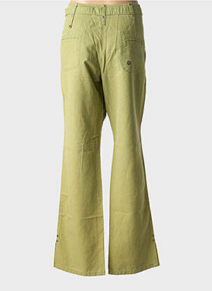 Pantalon drept țesătură poplin mărime normală verde JOCAVI femeie