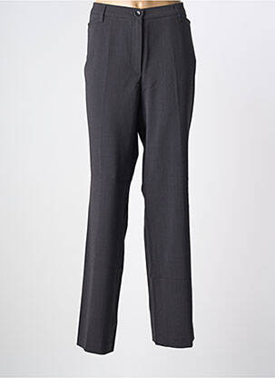 Pantalon drept talie cu cleme mărime normală gri GARDEUR femeie