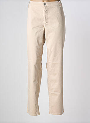 Pantalon slim bej GARDEUR femeie