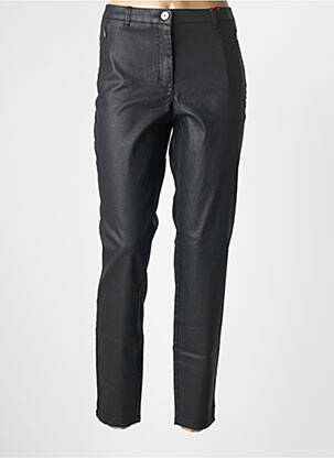 Pantalon chino închidere cu fermoar sub clapetă cu nasturi mărime normală negru JOCAVI femeie