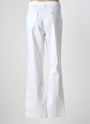 Pantalon slim țesătură poplin mărime normală alb YOULINE femeie