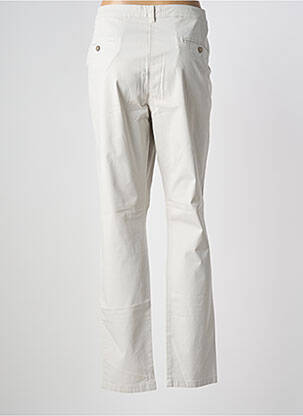 Pantalon slim țesătură poplin mărime normală bej LCDN femeie