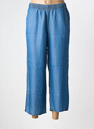 Pantalon 7/8 elasticitate mărime normală albastru SIGNATURE femeie