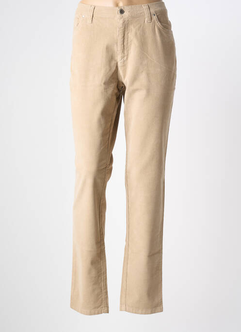 Pantalon slim bej deschis WALTRON femeie