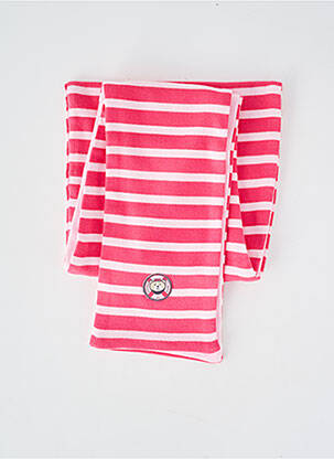 Eșarfă roz ELLE EST OU LA MER fată