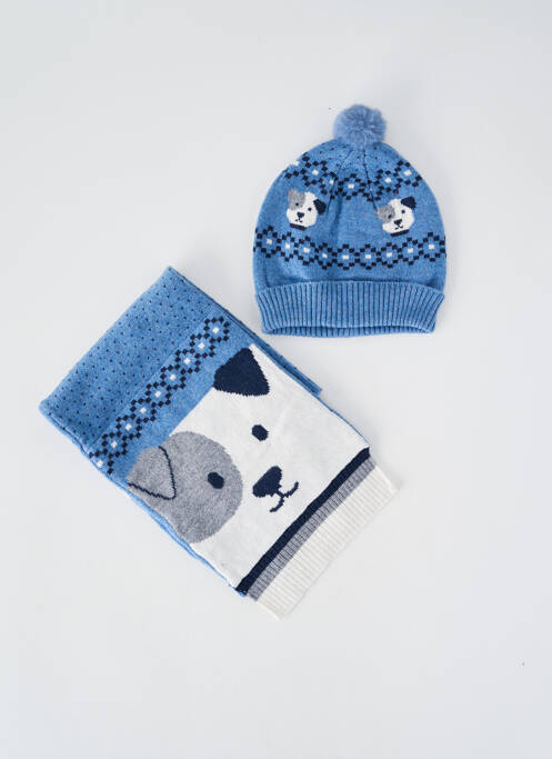 Căciulă manșetă elastică albastru MAYORAL garcon