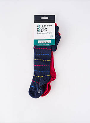 Colanți albastru ELLE EST OU LA MER fată