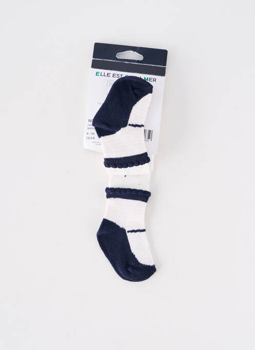 Colanți alb ELLE EST OU LA MER fată