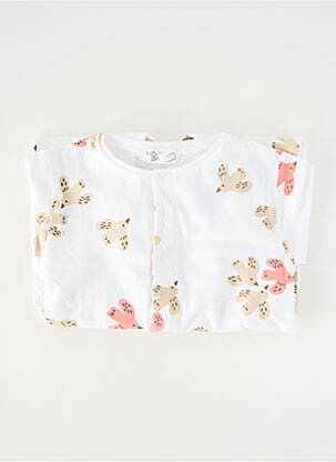 Pijama alb BABY BOL fată