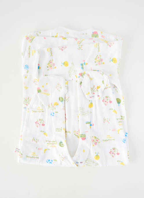 Pijama închidere presată alb BABY BOL fille