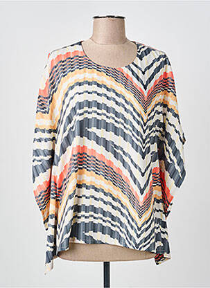 Top mâneci scurte mâneci scurte portocaliu MERI & ESCA femme