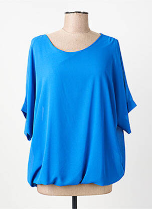 Top albastru COULEURS DU TEMPS femeie