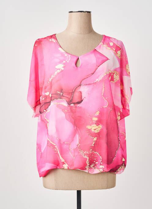 Top roz COULEURS DU TEMPS femeie