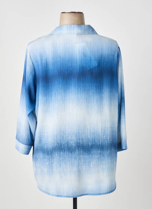 Cămașă țesătură crep mâneci lungi albastru GUY DUBOUIS femme