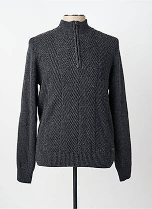 Pulover elasticitate mâneci lungi gri PIERRE CARDIN homme