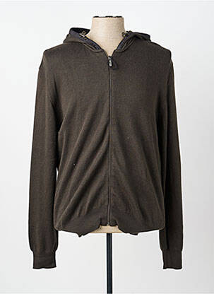 Vestă cu mâneci lungi maro MONTE CARLO bărbat