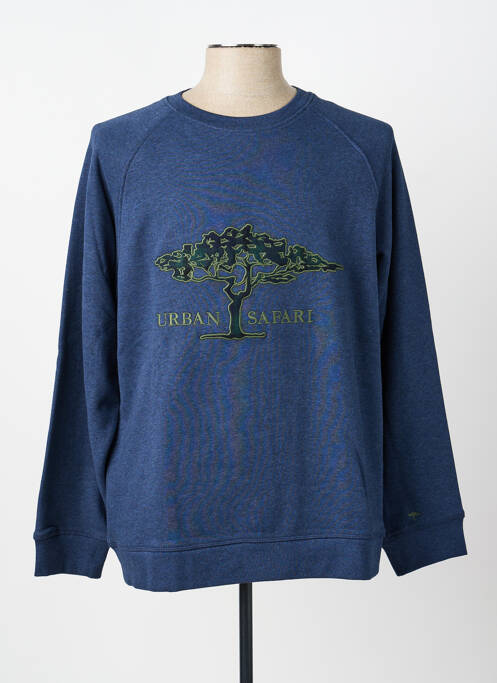 Hanorac broderie mâneci lungi albastru FYNCH-HATTON homme