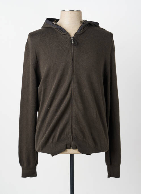 Vestă cu mâneci lungi maro MONTE CARLO bărbat