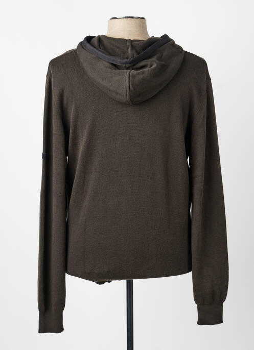 Vestă cu mâneci lungi maro MONTE CARLO bărbat