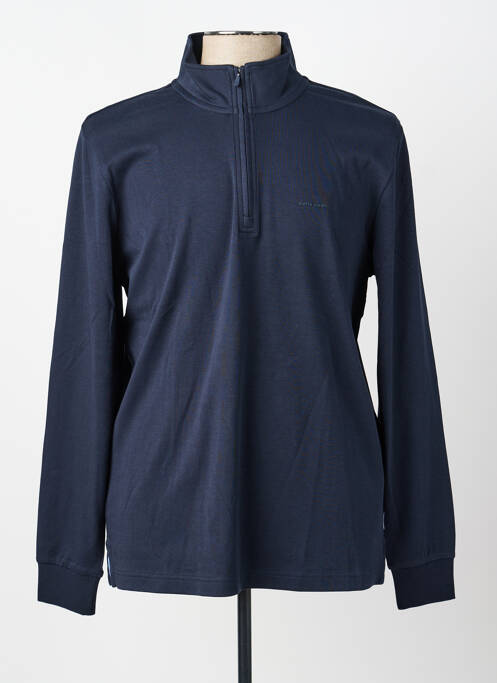 Tricou croială cambrată mâneci lungi albastru PIERRE CARDIN homme