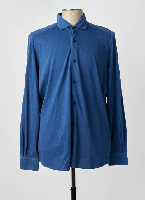 Cămașă cu mâneci lungi albastru MONTE CARLO bărbat