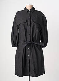 Rochie scurtă mâneci 3/4 mâneci 3/4 negru NÜ femeie