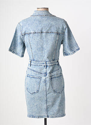 Rochie scurtă mâneci scurte mâneci scurte albastru KAFFE femeie