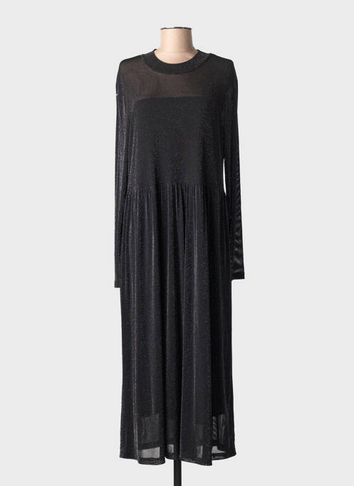 Rochie lungă mâneci lungi mâneci lungi negru KAFFE femme