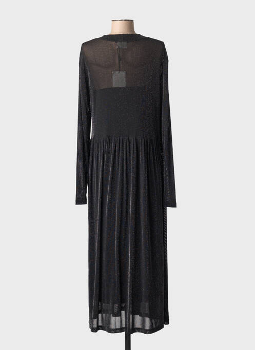 Rochie lungă mâneci lungi mâneci lungi negru KAFFE femme