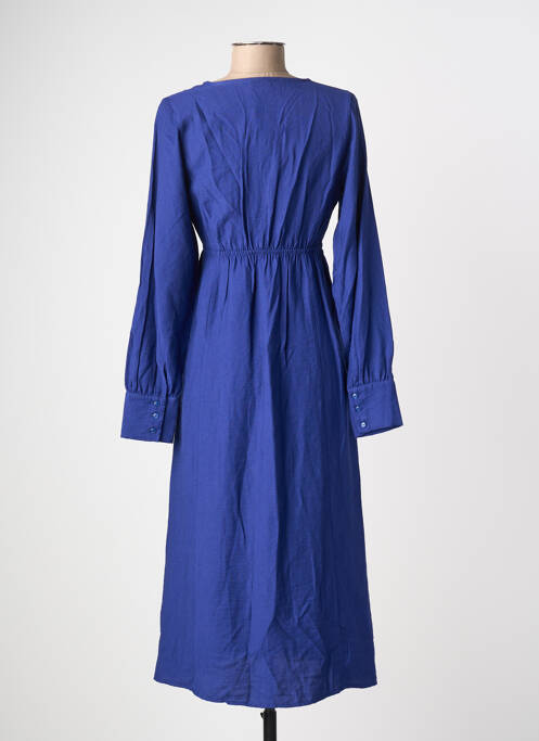 Rochie scurtă mâneci lungi mâneci lungi albastru AN' GE femme