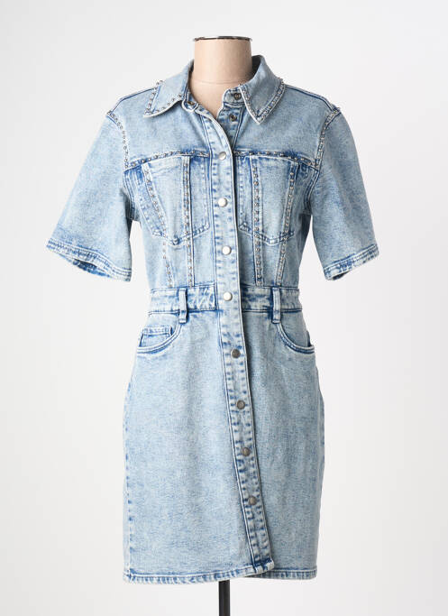 Rochie scurtă mâneci scurte mâneci scurte albastru KAFFE femme