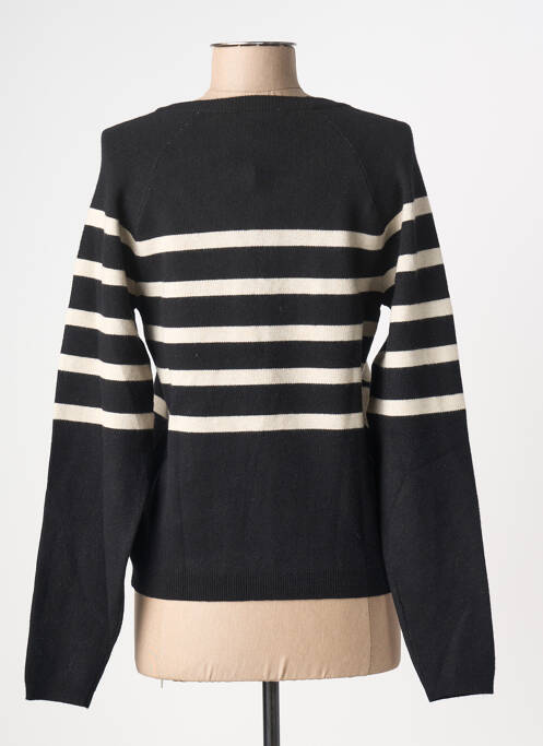 Vestă cu mâneci lungi elasticitate negru CREAM femme