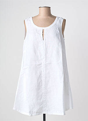 Tunică fără mâneci alb MES SOEURS ET MOI femeie