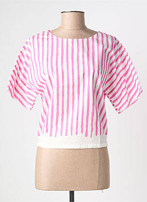 Top mâneci scurte mâneci scurte roz ELEMENTE CLEMENTE femeie