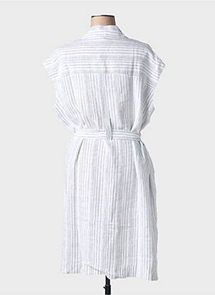 Rochie midi țesătură crep mâneci scurte bej GR NATURE femeie