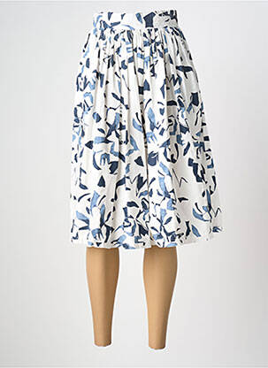 Fustă midi albastru ELEMENTE CLEMENTE femeie