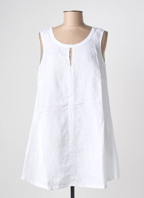 Tunică fără mâneci alb MES SOEURS ET MOI femeie